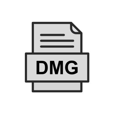 dosya biçimi simgesi, vektör illüstrasyonu