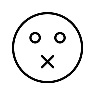 Moda Biçimli Emoji Simgesi İzole Arkaplan 