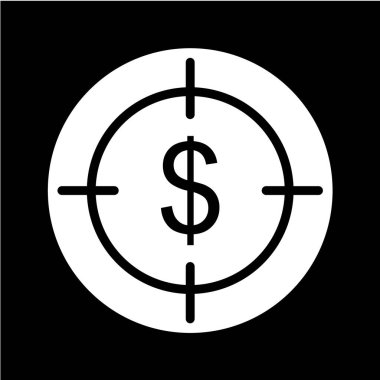 hedef simge vektör illüstrasyonu