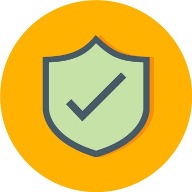 Güvenlik kalkanı vektör simgesi