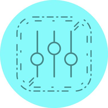 Simge Moda Biçimi İzole Arkaplanda Ayarlanıyor