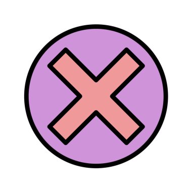 Renkli bir haçın vektör illüstrasyonu