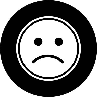 Üzücü Duygu Simgesi Moda Tarzı İzole Arkaplan