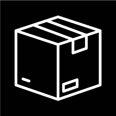 Kutu Simgesinin Vektör illüstrasyonu