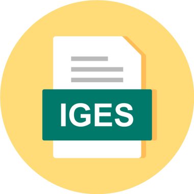 dosya biçimi simgesi, vektör illüstrasyonu