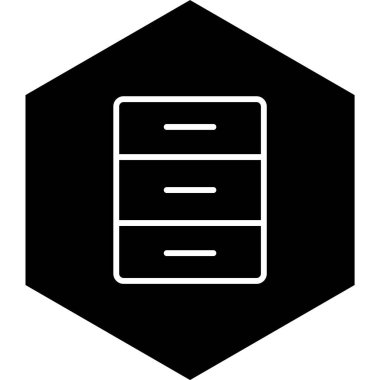  Moda Biçiminde Arşiv Simgesi İzole Arkaplanı 