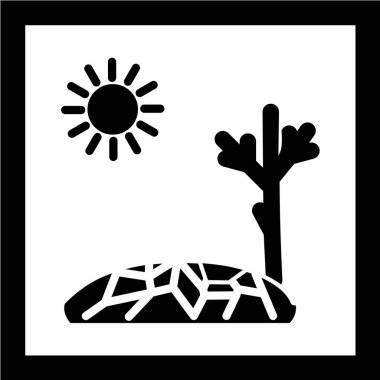 Bir kaktüsün vektör çizimi