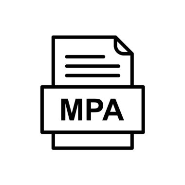 tipik dosya biçimi vektör illüstrasyonu 