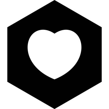 kalp simgesi modada izole edilmiş arkaplan