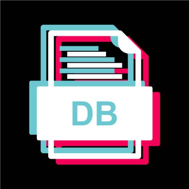 dosya biçimi simgesi, vektör illüstrasyonu