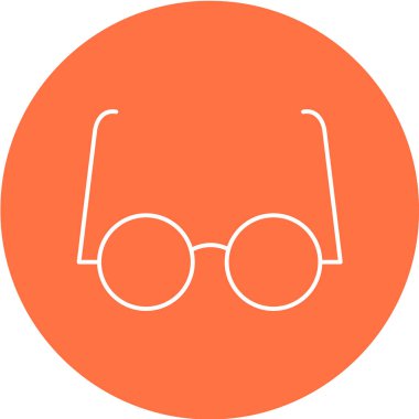 gözlük ikonu vektör illüstrasyonu