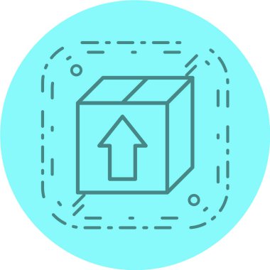 dağıtım hattı vektör simgesi