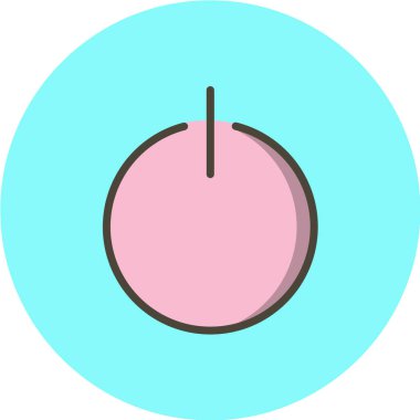 Güç simgesinin vektör illüstrasyonu