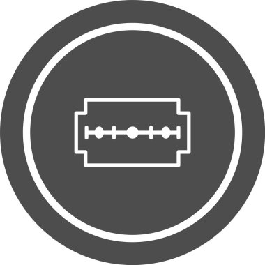 Bıçak Simgesi Moda Biçimi İzole Arkaplan