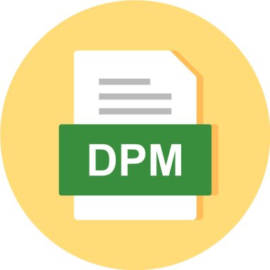 dosya biçimi simgesi, vektör illüstrasyonu