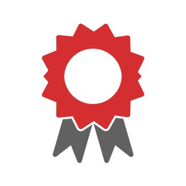 ödül kurdele simgesi, vektör illüstrasyonu