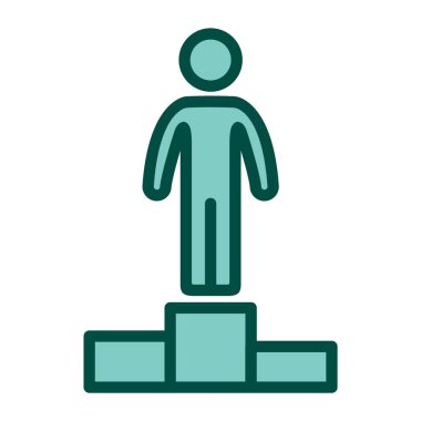 Moda Biçiminde Başarı Simgesi İzole Arkaplan