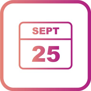 Takvim simgesinin vektör illüstrasyonu 