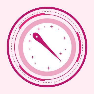 İğne Simgesi Moda Biçimi Ayrı Arka Gruplandırılmış