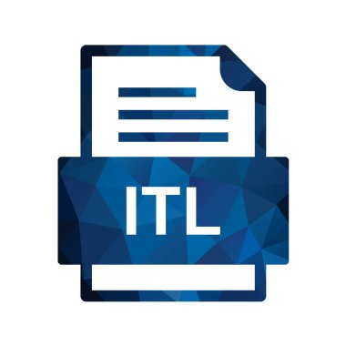 dosya biçimi simgesi, vektör illüstrasyonu