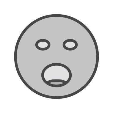 Moda Tarzı İzole Arkaplanda Emoji Simgesi Bağırılıyor          