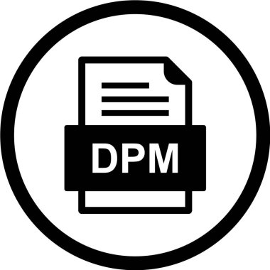 dosya biçimi simgesi, vektör illüstrasyonu