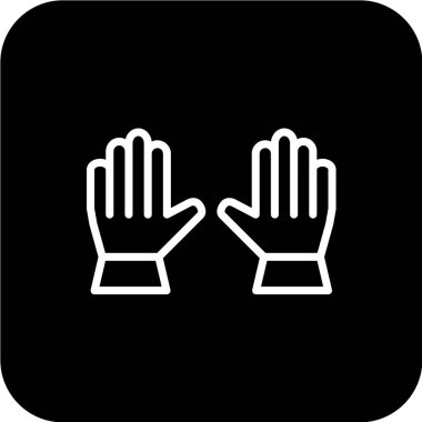 El hareketi simgesinin vektör illüstrasyonu