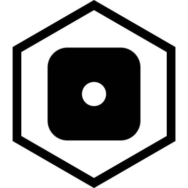 Zar Bir Simgesi Stili İzole Arkaplan