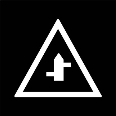 Yol simgesi, vektör illüstrasyonu