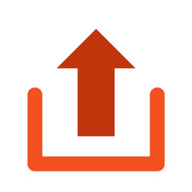 Multimedya düz simgesi beyaz arkaplanda izole edildi