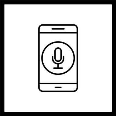 cep telefonu ikonu vektör illüstrasyonu