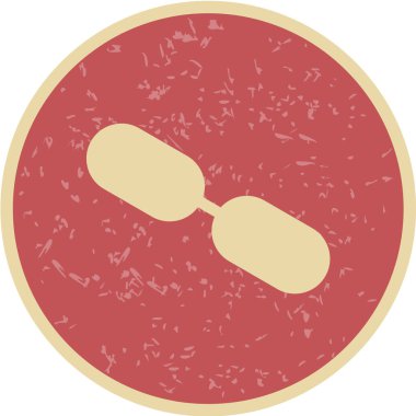 Multimedya düz simgesi beyaz arkaplanda izole edildi