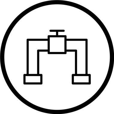 minimalist vektör illüstrasyonu, uygulama simgesi