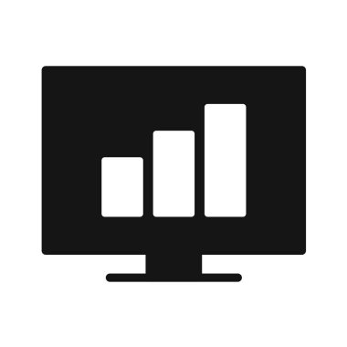 Bar grafiğinin vektör simgesi