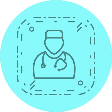 Doktor Simge vektör illüstrasyonu