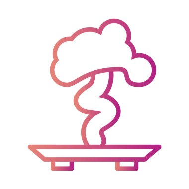 bitki ağ ikonu vektör illüstrasyonu 