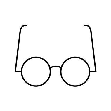gözlük ikonu vektör illüstrasyonu