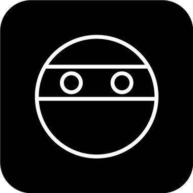 Gülümseme simgesi, vektör illüstrasyonu