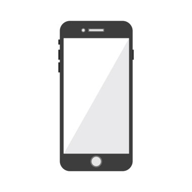  Cep Telefonu Simgesi Moda Biçiminde İzole Arkaplan