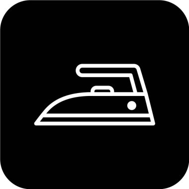 Demir ikon vektör illüstrasyonu