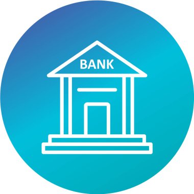 Modern yapı simgesinin vektör illüstrasyonu