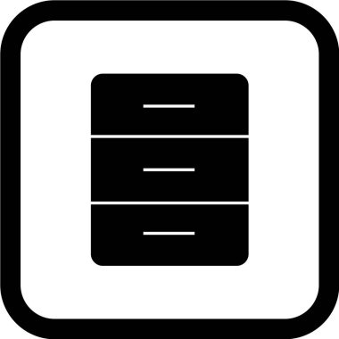  Moda Biçiminde Arşiv Simgesi İzole Arkaplanı 