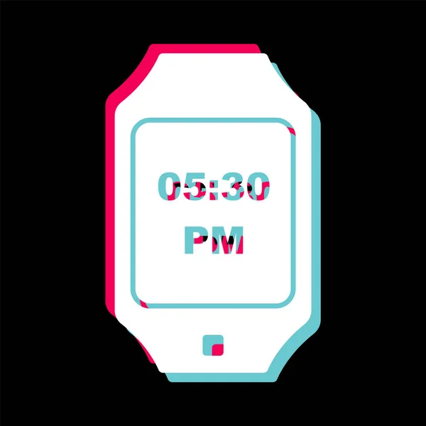 Smart Watch Icon Trendy Stijl Geïsoleerde Achtergrond — Stockvector