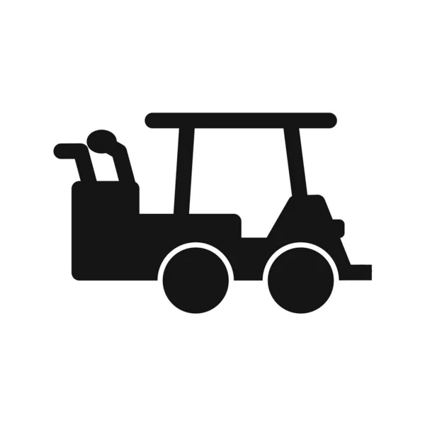 Golf Cart Symbol Vektor Illustration Grafik Design — Stockvektor