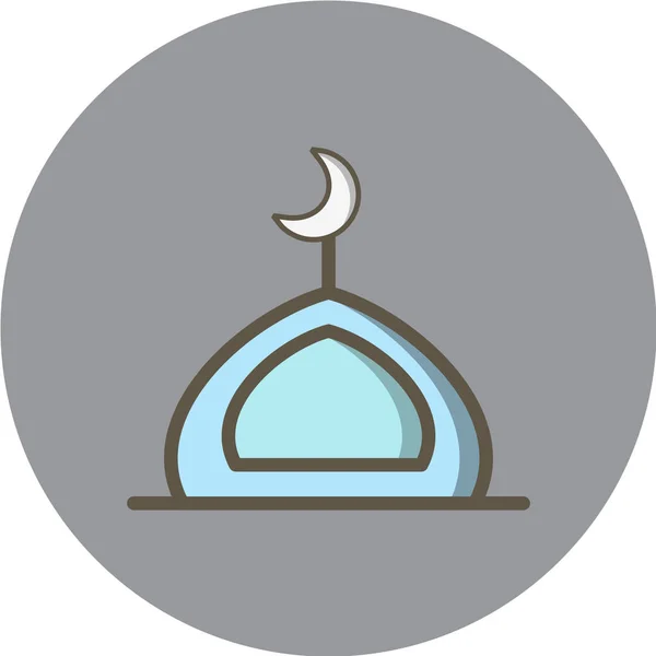 Ramadan Conceito Ícone Vetor Ilustração — Vetor de Stock