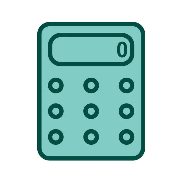 Taschenrechner Symbol Vektorillustration — Stockvektor