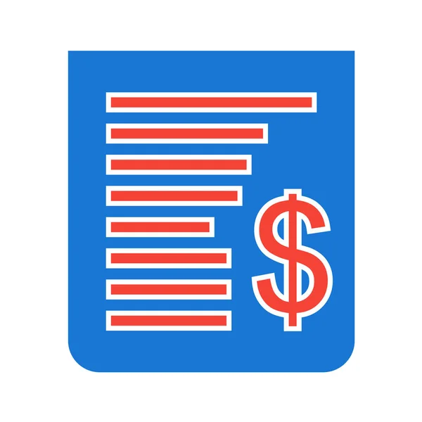 Icône Dollar Illustration Vectorielle — Image vectorielle