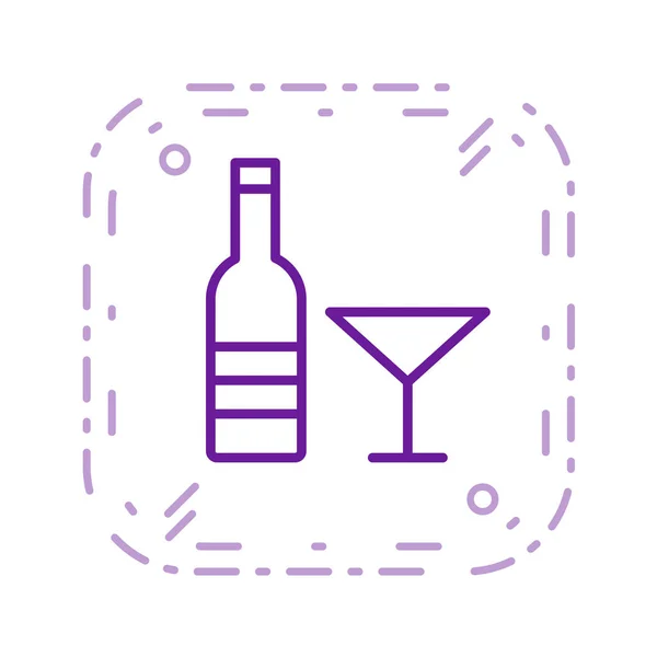 Food and drink web icon vector illustration