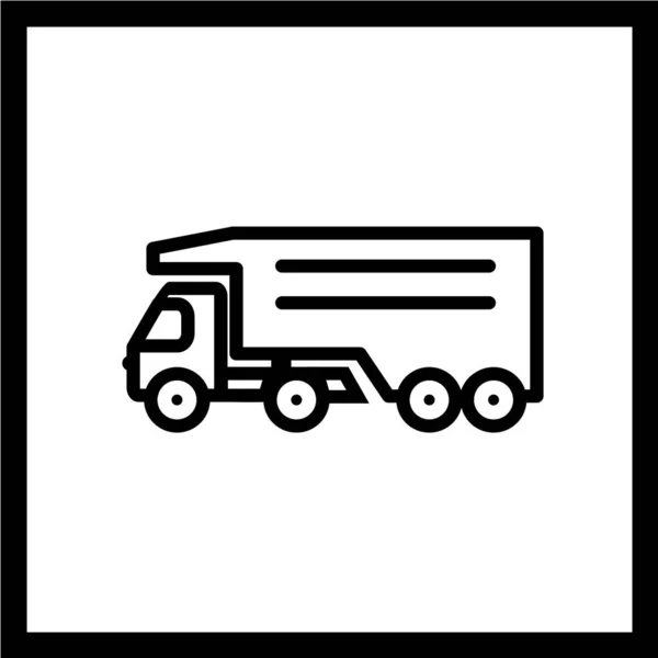 Vervoer Pictogram Vector Illustratie — Stockvector