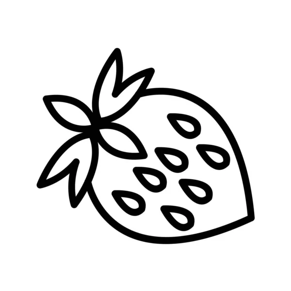 Icono Fruta Vector Ilustración — Vector de stock